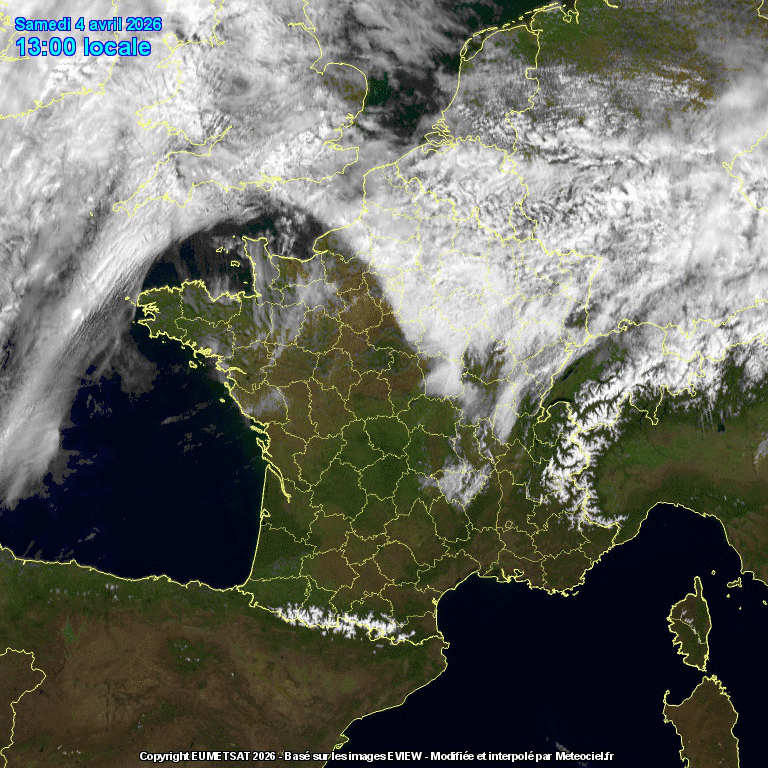 Image d'illustration pour Suivi des nuages en France