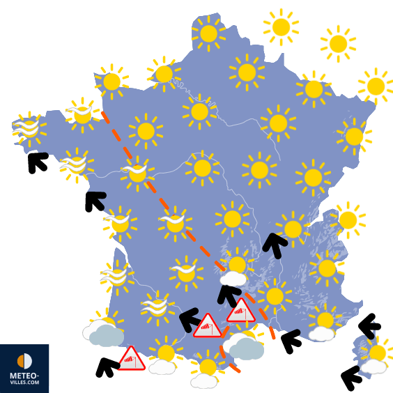 Beau temps doux et printanier jusqu'à la fin mars