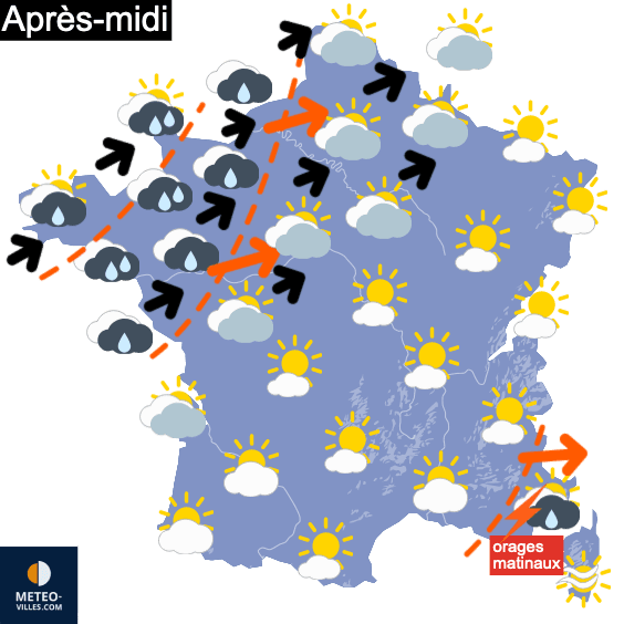 Agité jusqu'à dimanche, puis retour au calme !