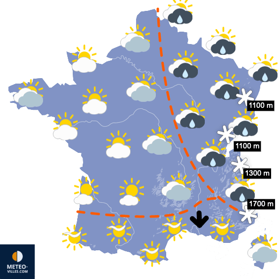 METEO : Week-end de Pâques calme, puis retour de la pluie