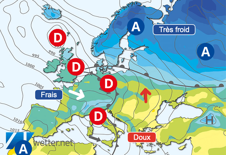 Carte de prévisions d'europe du Dimanche 11 février 2024