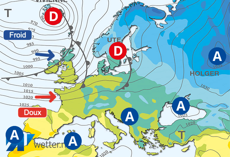 Carte de prévisions d'europe du Mercredi 21 février 2024