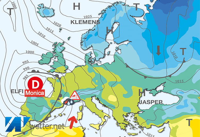 Carte de prévisions d'europe du Samedi 9 mars 2024