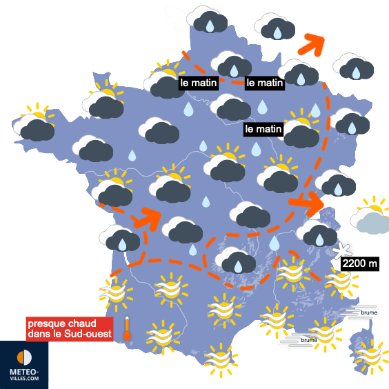 Une semaine plutôt calme et sèche