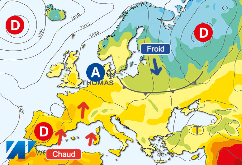 Carte de prévisions d'europe du Samedi 11 mai 2024