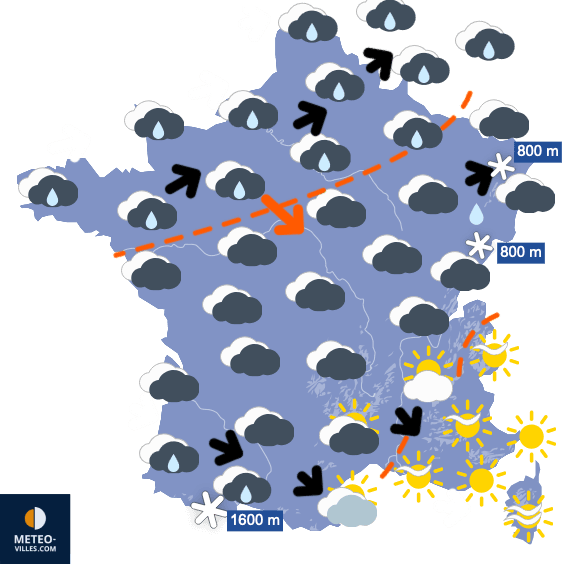 Neige très abondante sur le Nord des Alpes
