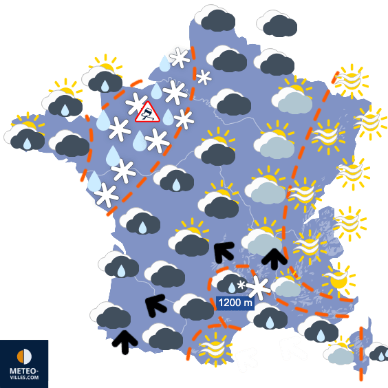 Episode mediterranéen après la neige de vendredi