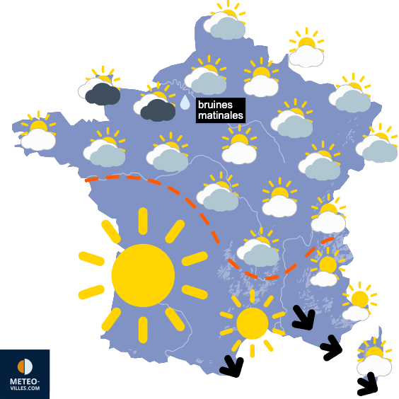 Vendredi estival, avant le retour des orages