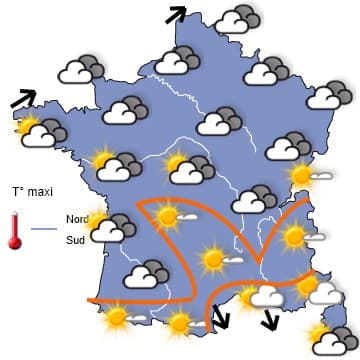 Retour d'un temps plus perturbé - refroidissement à partir de ce week-end