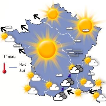 Net refroidissement sur la moitié Nord à partir de mercredi 