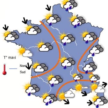 Nuages, averses, fraîcheur : un vrai temps d'automne !