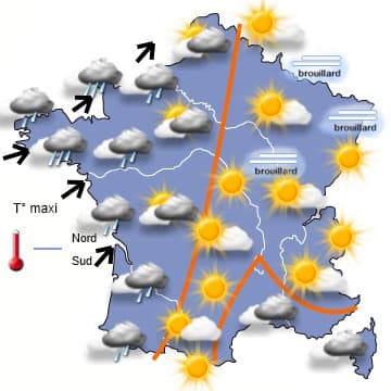Un week-end de nouveau plus calme mais plus nuageux que ces derniers jours