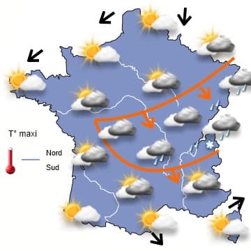 Vers un temps de plus en plus instable, notamment à partir de dimanche 