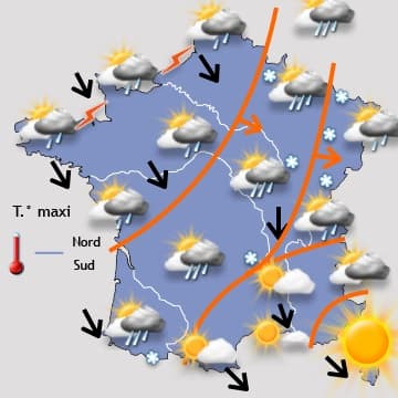 Défilé de perturbations entrecoupées d'accalmies 