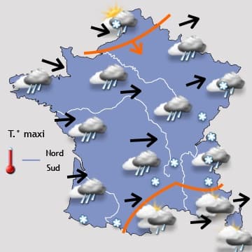 Beaucoup de neige en montagne et quelques flocons en plaine 