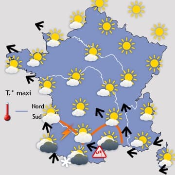 Printanier jusqu'à jeudi 
