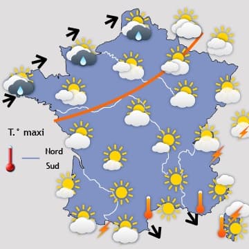 Un week-end de nouveau estival avant les orages 