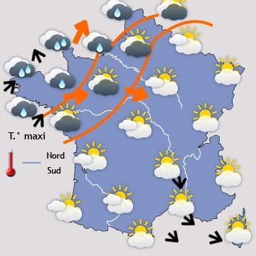 Coup de vent dominical avant une semaine très ensoleillée