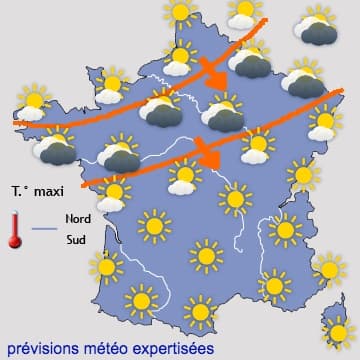 Début de semaine mitigé avant le retour du beau temps 