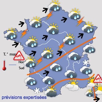 Au coeur des dépressions et des vagues pluvieuses ! 