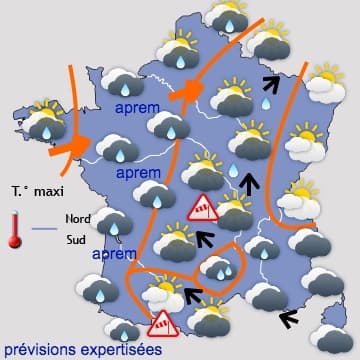 Très doux et redevenant très agité à partir de jeudi soir 