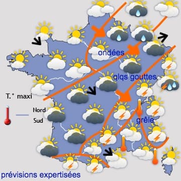 Plutôt beau et chaud pour les 10 ou 15 jours à venir 