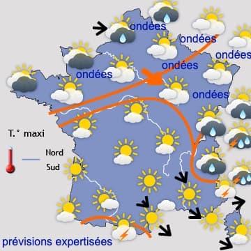 Week-end mitigé au Nord puis la chaleur presque généralisée