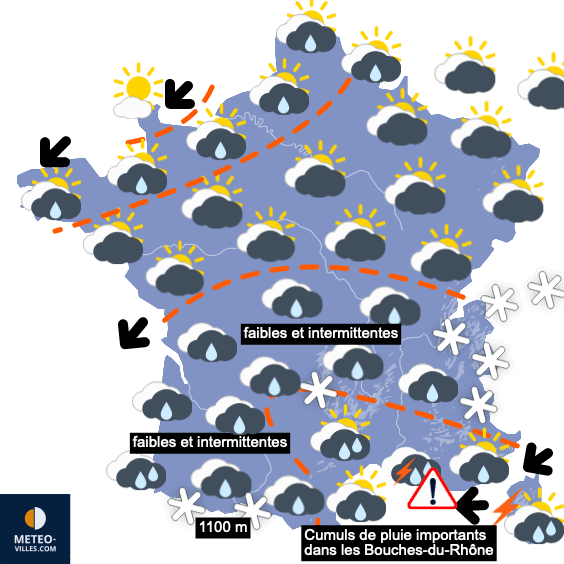 Premières chutes de neige en plaine