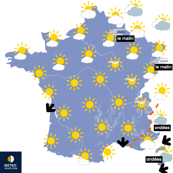 Pluies méditerranéennes, puis frais et instable