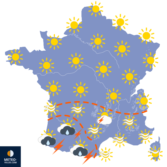 Menace de canicule dans l'Est