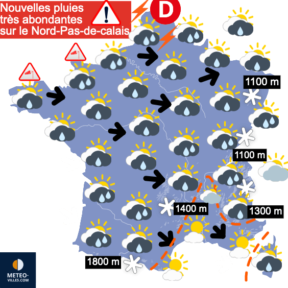 Une fin novembre probablement plus sèche et plus froide
