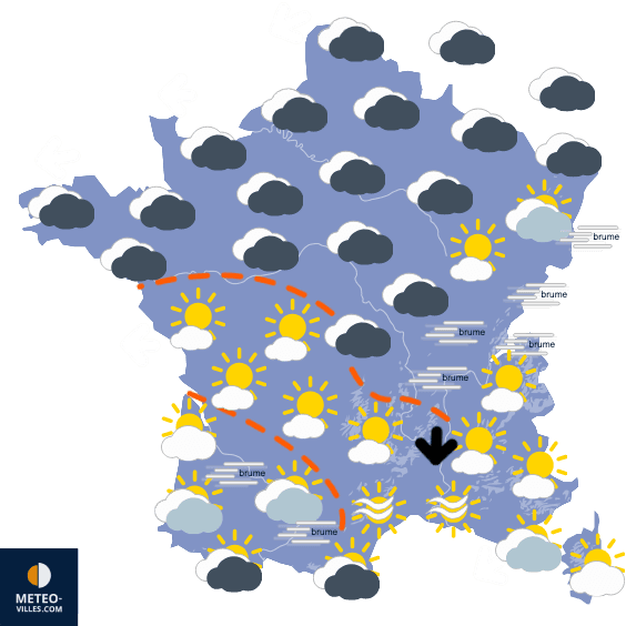 Moins humide et moins de vent