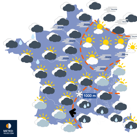 Pas de temps très agité avant jeudi