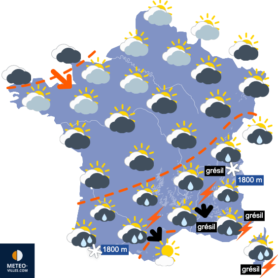 Météo : une fin mars généralement sèche