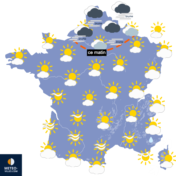 Dégradation orageuse sur la moitié Sud dés lundi