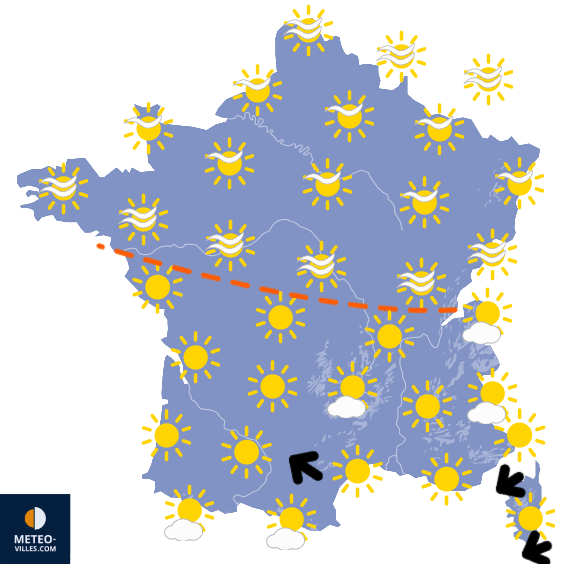 Descente froide avec giboulées se confirmant pour fin mars