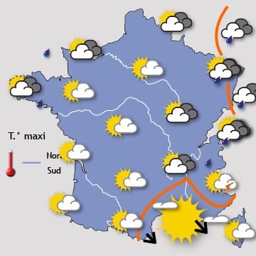 Soleil et chaleur s'imposent à partir de mercredi