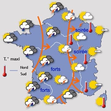 Les orages s'en vont, et la chaleur aussi...
