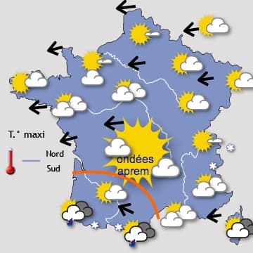 Sec au Nord, plus mitigé au Sud