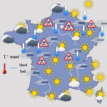 Début d'année 2017 généralement froid