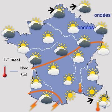 De plus en plus perturbé au fil de la semaine...