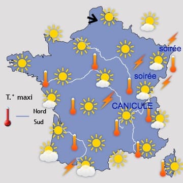 Lente régression des fortes chaleurs