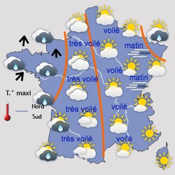 Semaine plutôt sèche et assez mitigée, sauf dans le Sud-est
